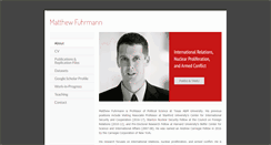 Desktop Screenshot of matthewfuhrmann.com